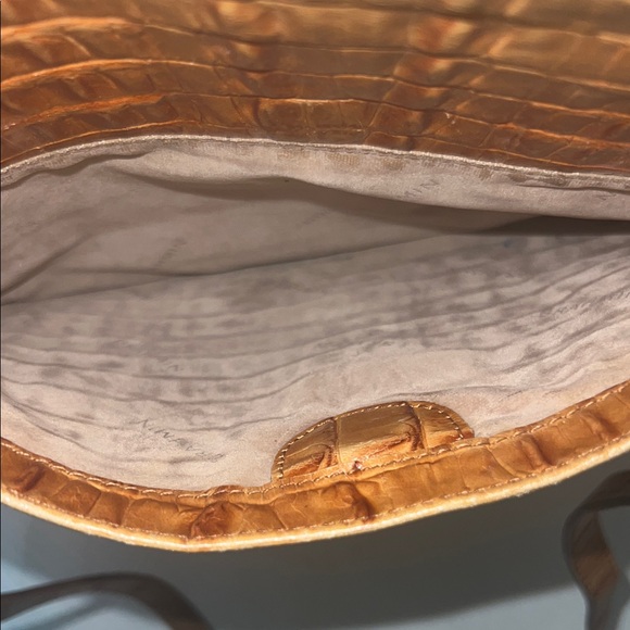 Brahmin Crocodile-Embossed Shoulder Bag - Picture 6 of 9